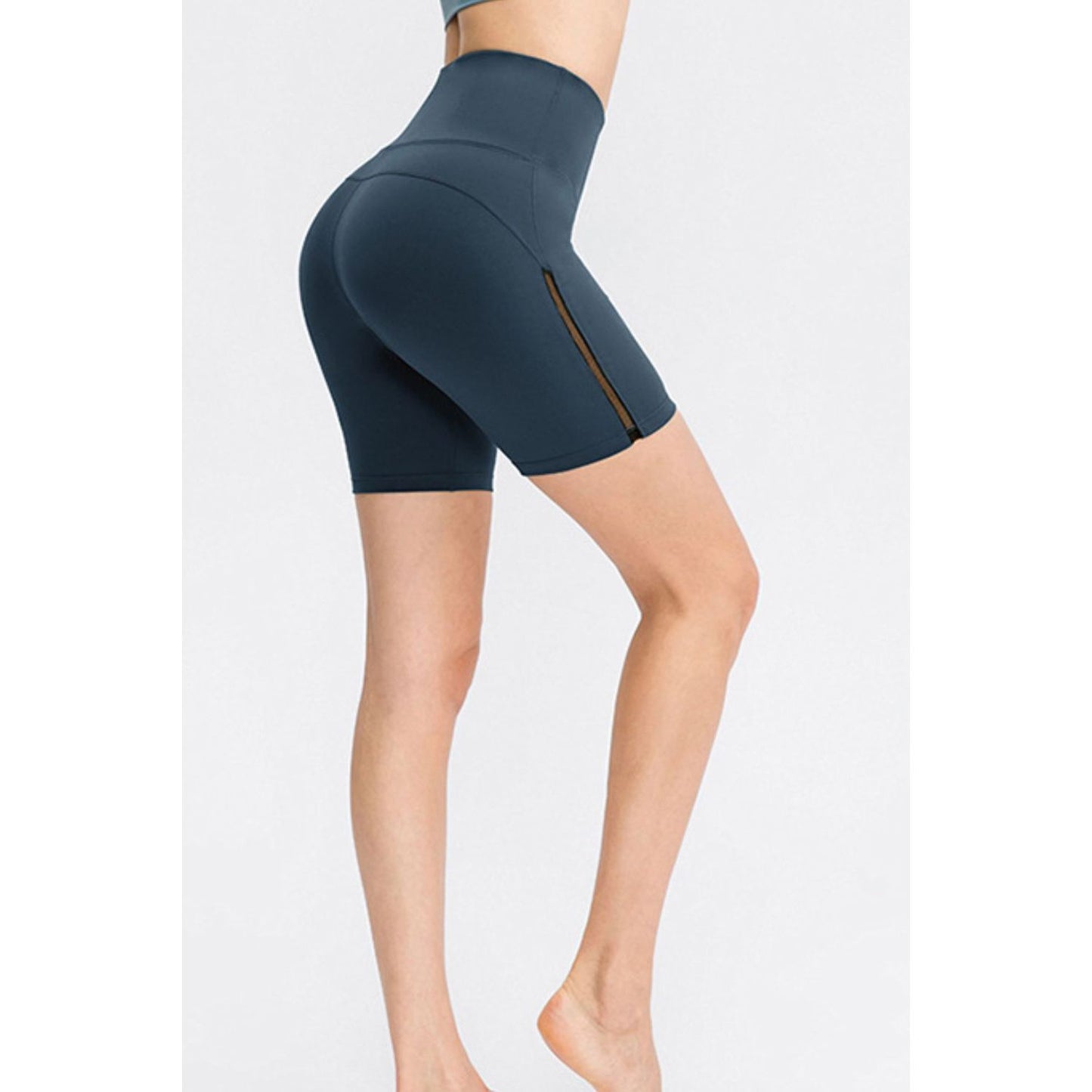 Wide Waistband Sports Shorts