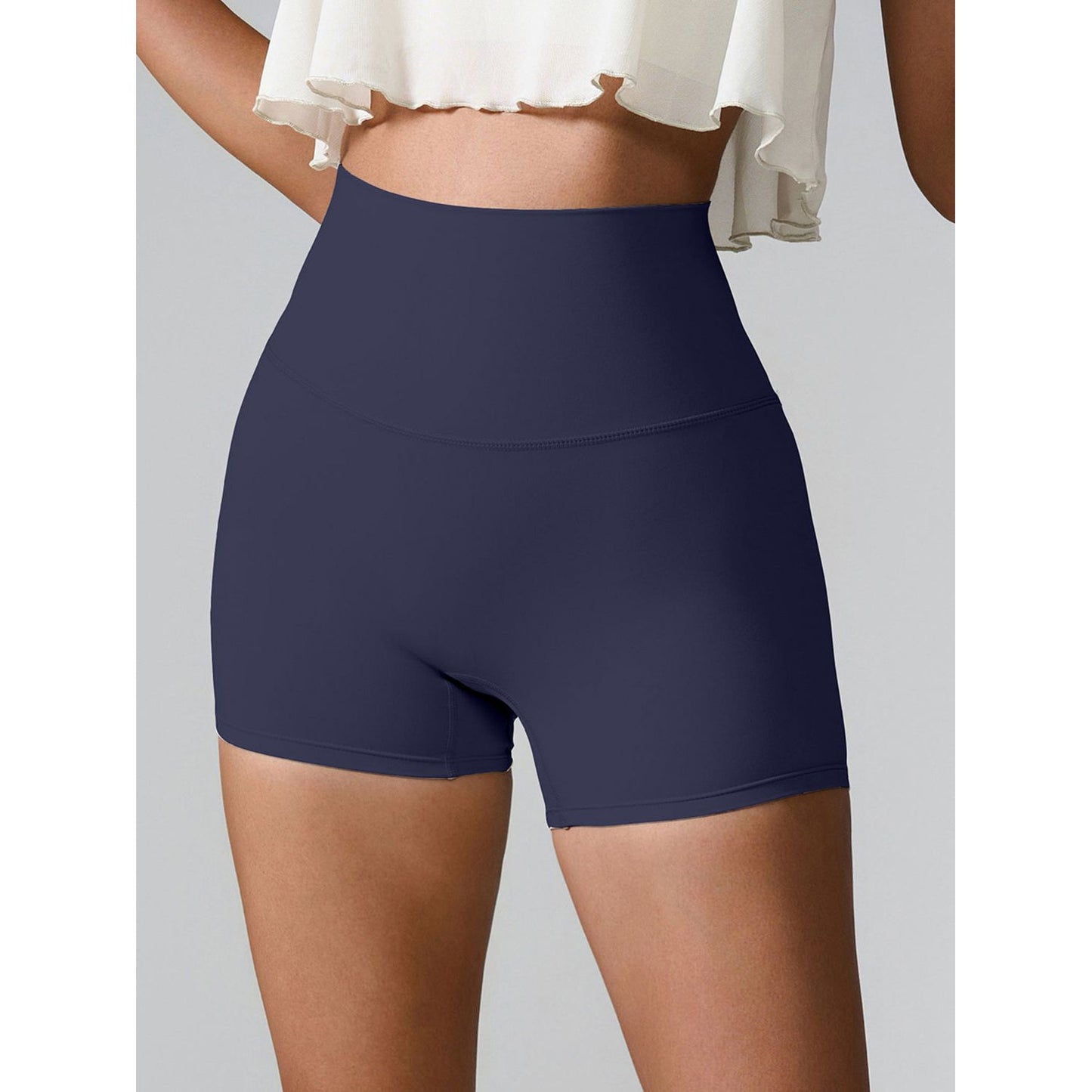 High Waist Active Shorts