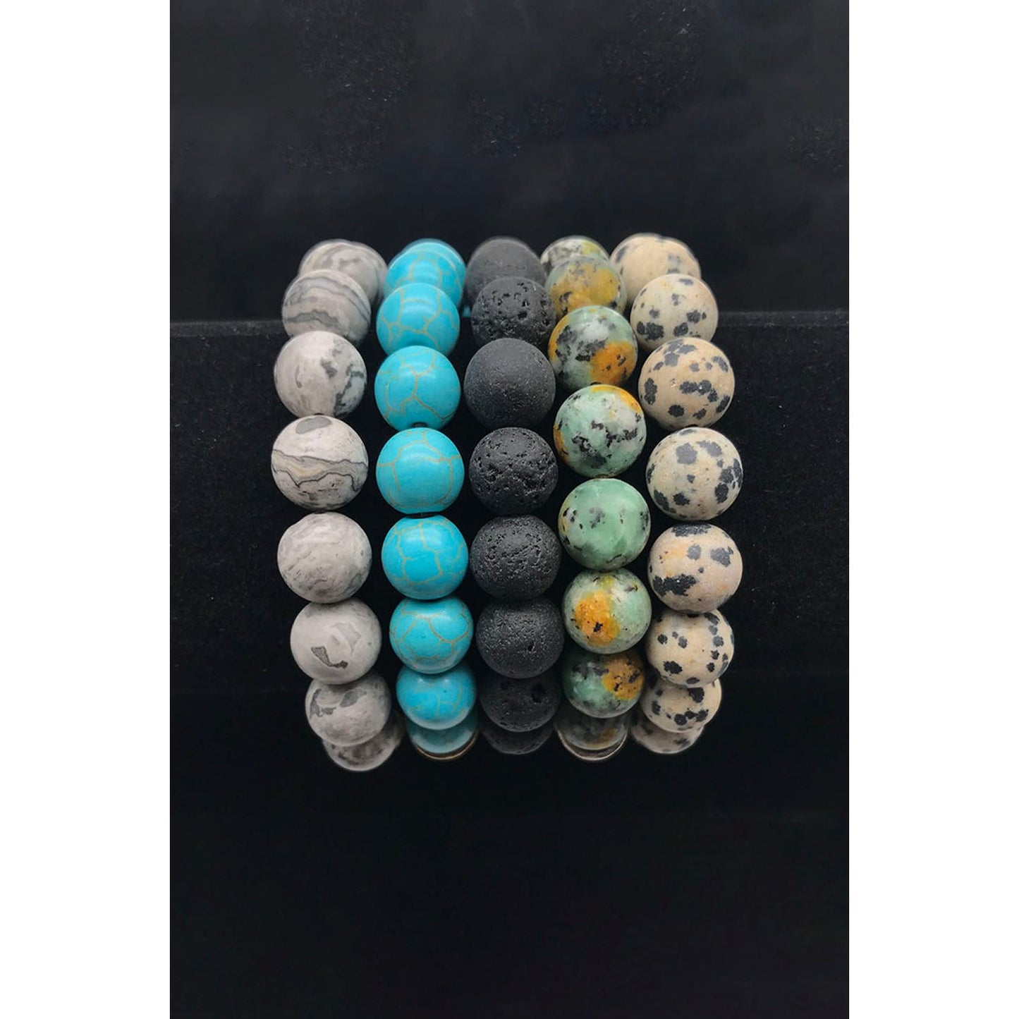 Natural Stone Beaded Bracelet