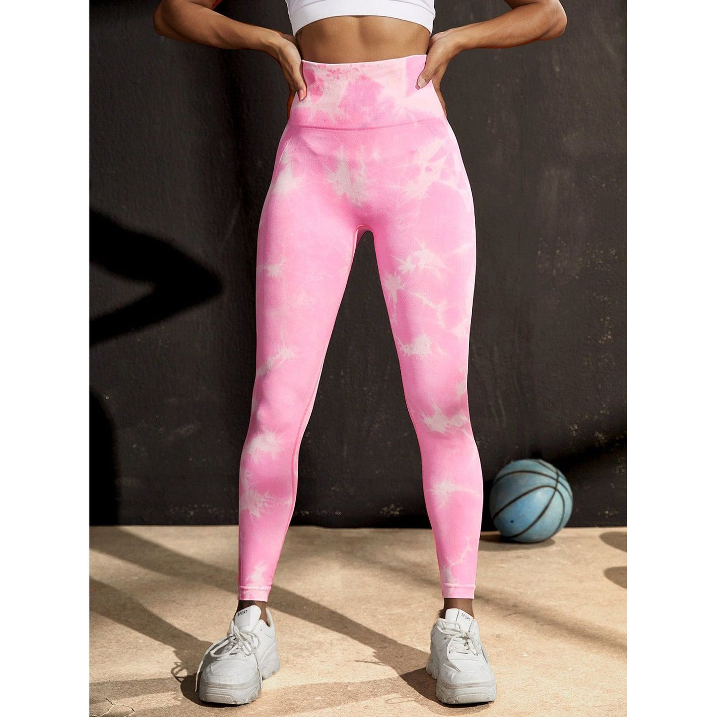 Tie-Dye High Waist Active Leggings