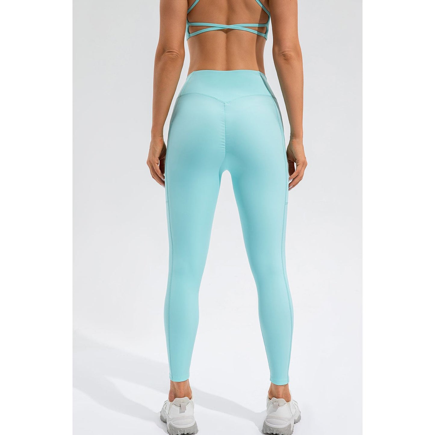 High Waist Active Leggings with Pockets