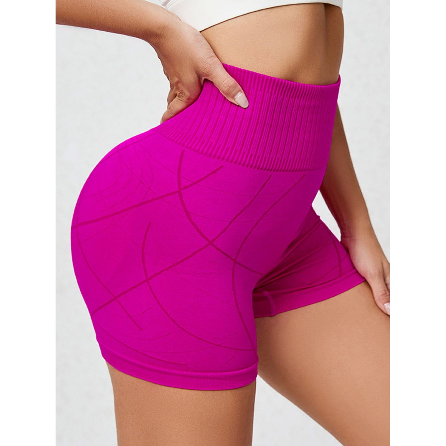 High Waist Active Shorts