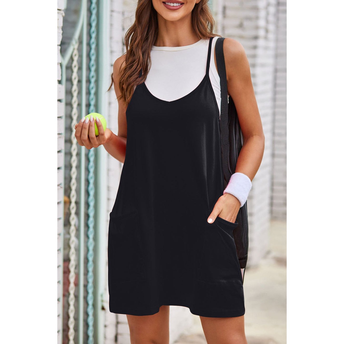 Lovelet Scoop Neck Cami Dress and Shorts Set