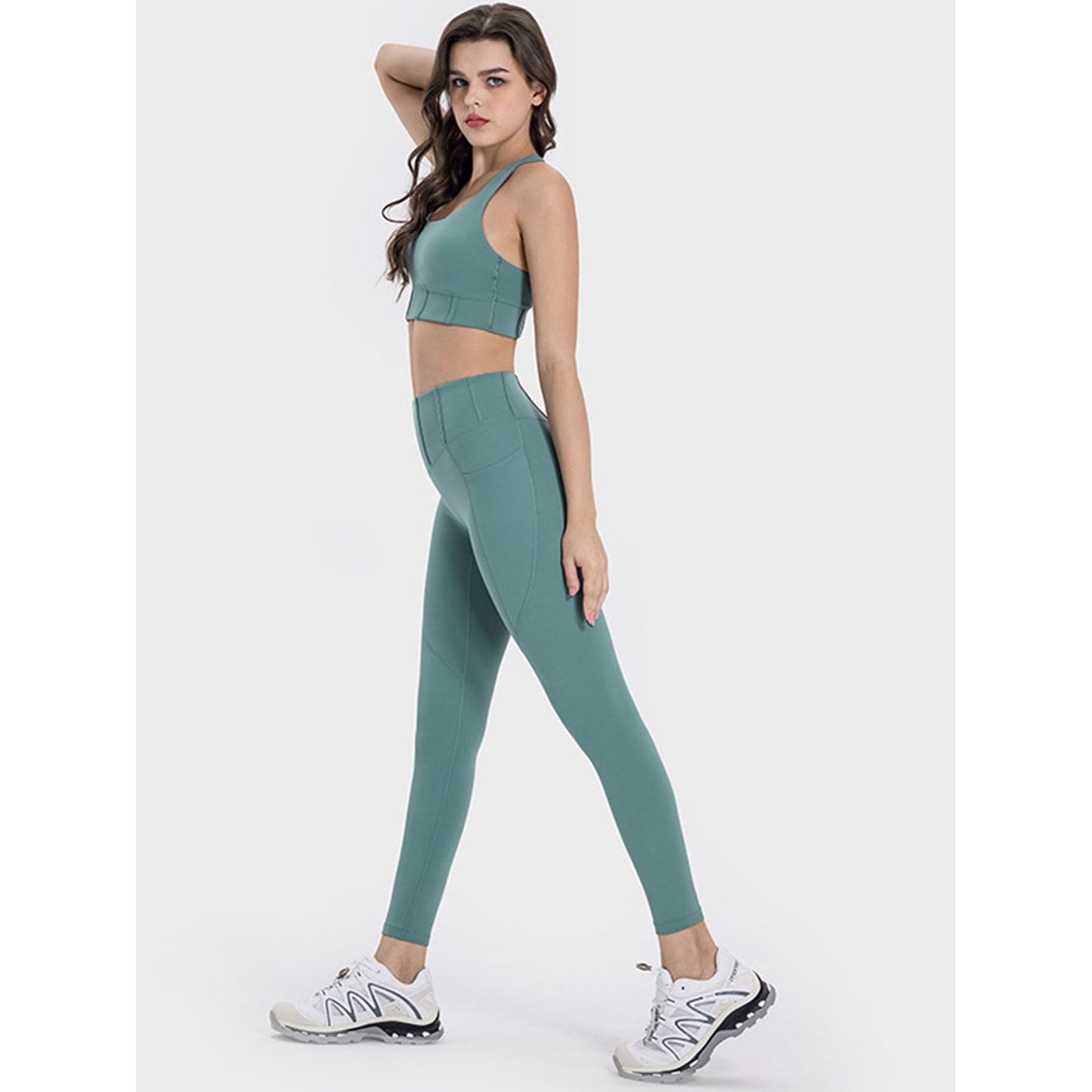 Pocketed High Waist Active Leggings