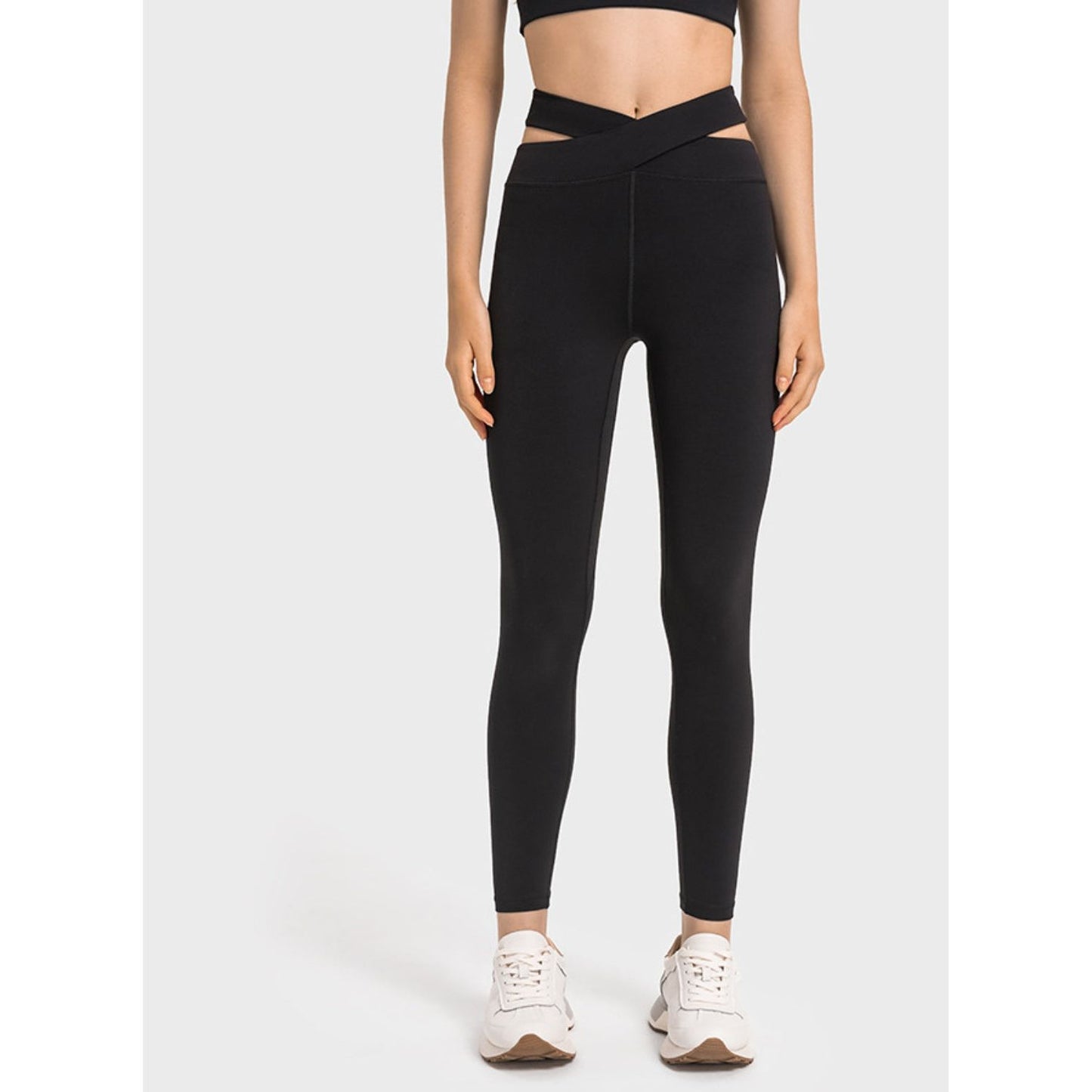 Crisscross Cutout Sports Leggings