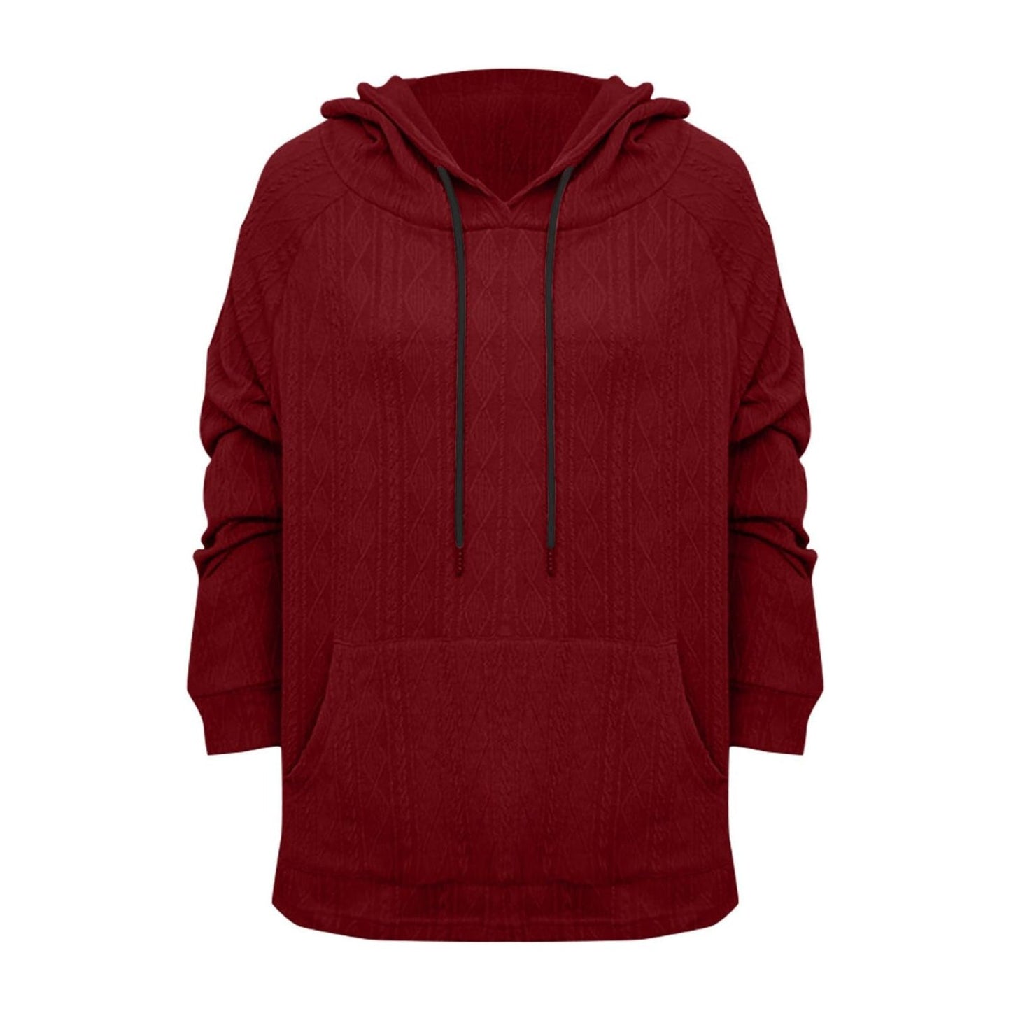 Full Size Drawstring Long Sleeve Hoodie