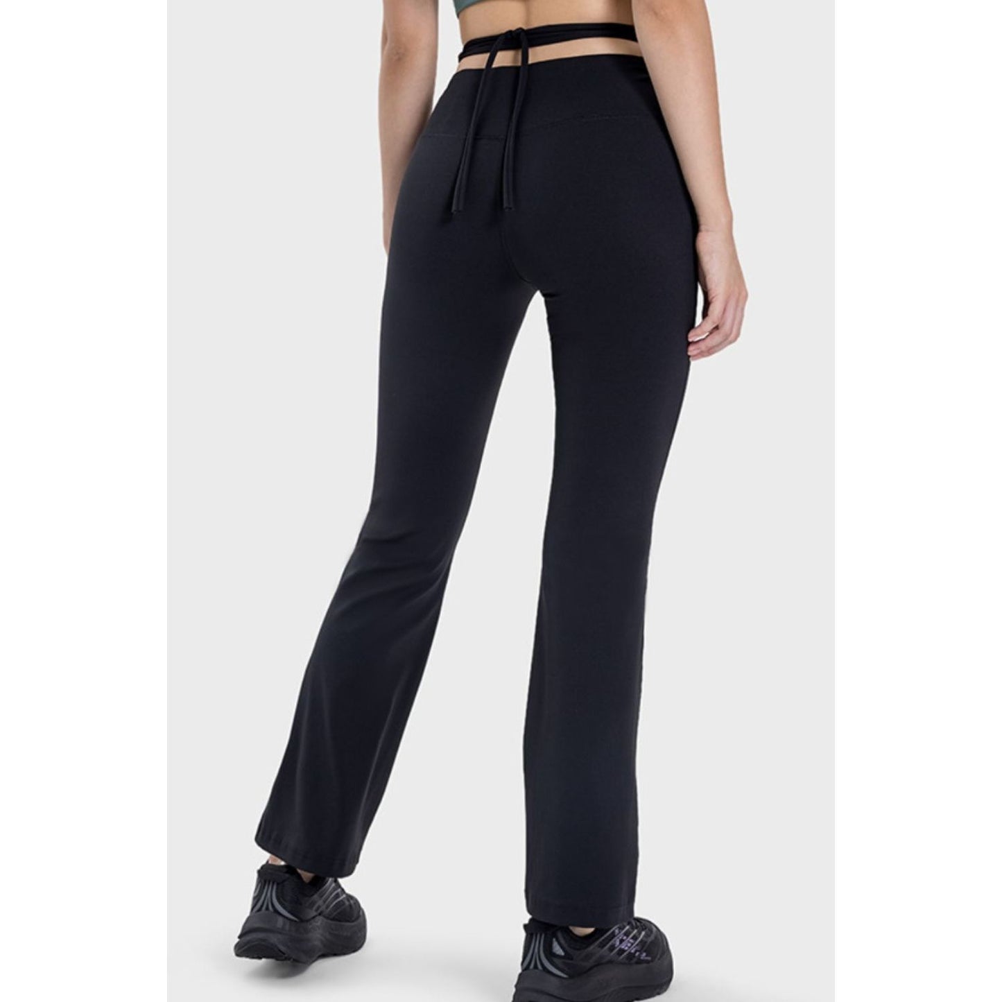 Millennia Tied Mid-Rise Waist Active Pants