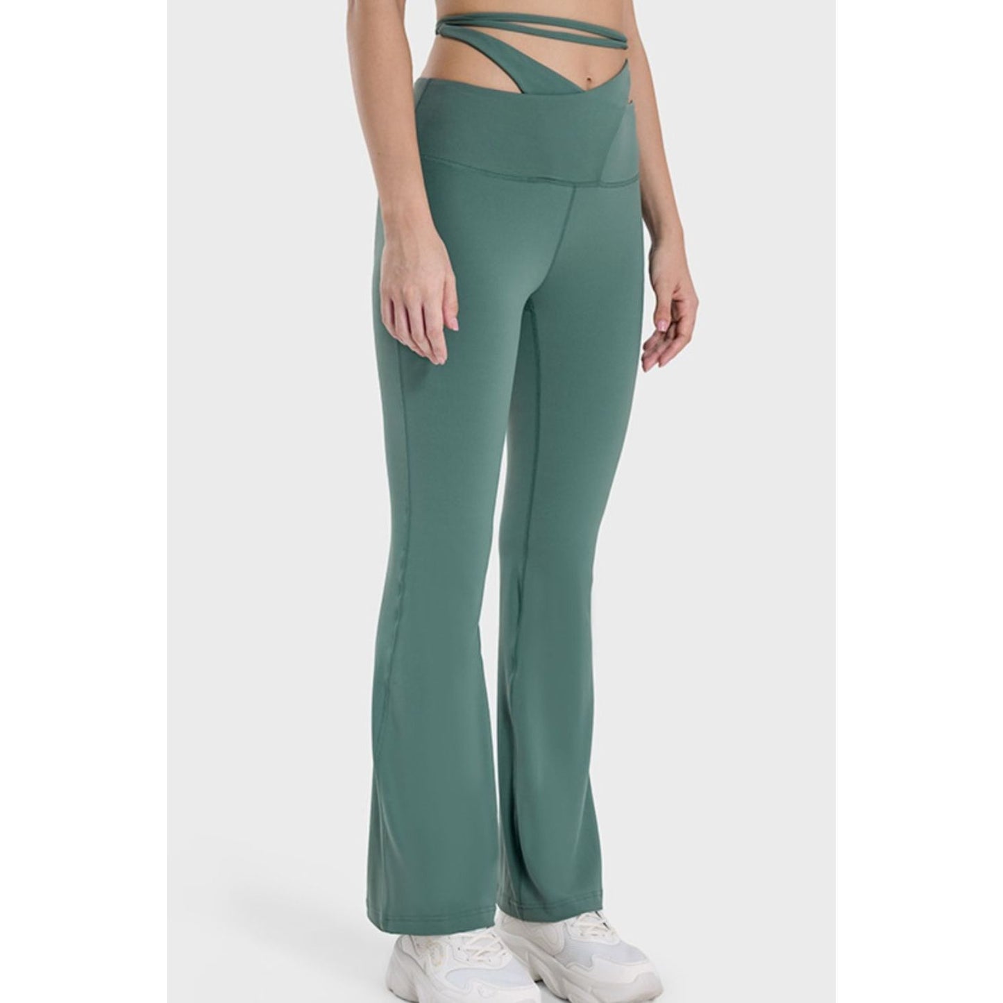 Millennia Tied Mid-Rise Waist Active Pants