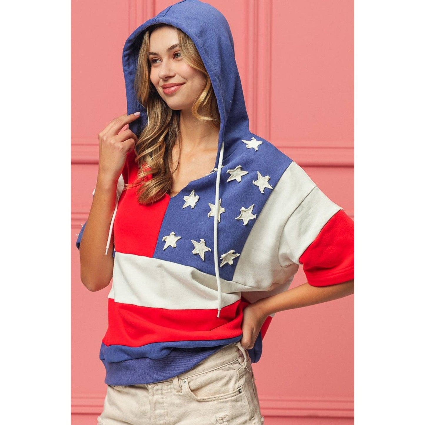 BiBi American Flag Theme Hoodie