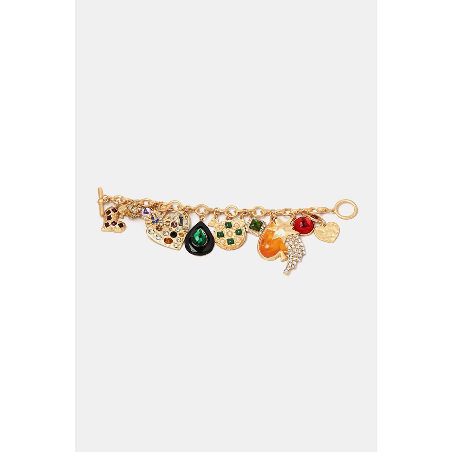 Multi Charm Resin Bracelet