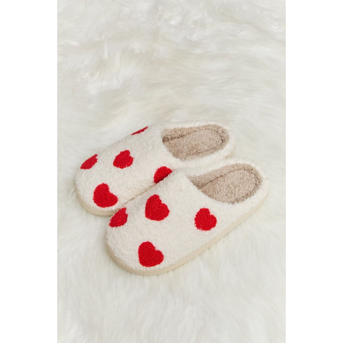 Melody Printed Plush Slide Slippers