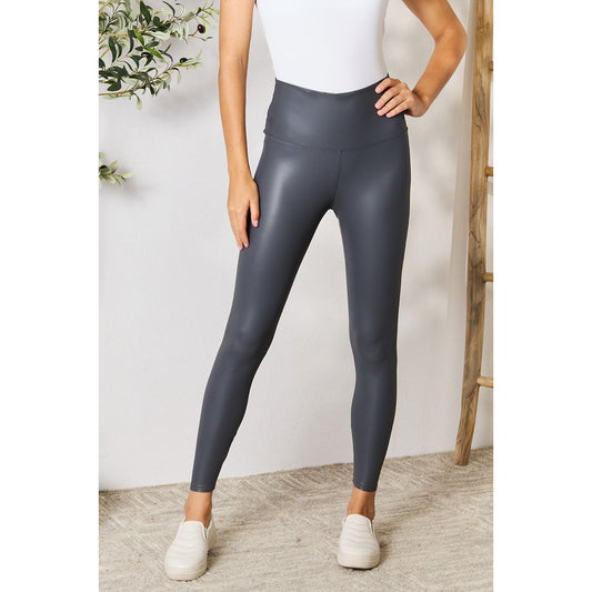 LOVEIT Full Size Wide Waistband High Waist Leggings