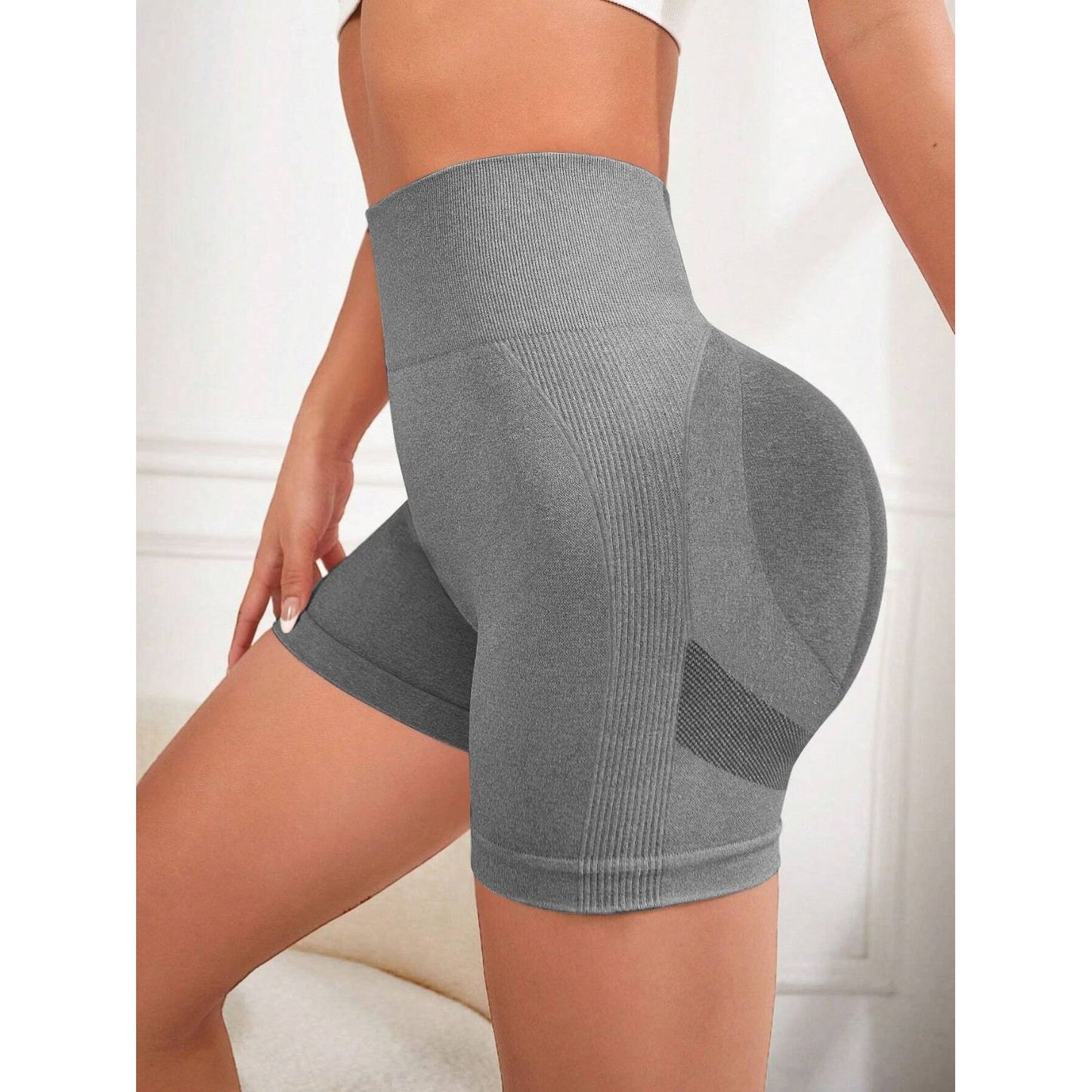 High Waist Active Shorts