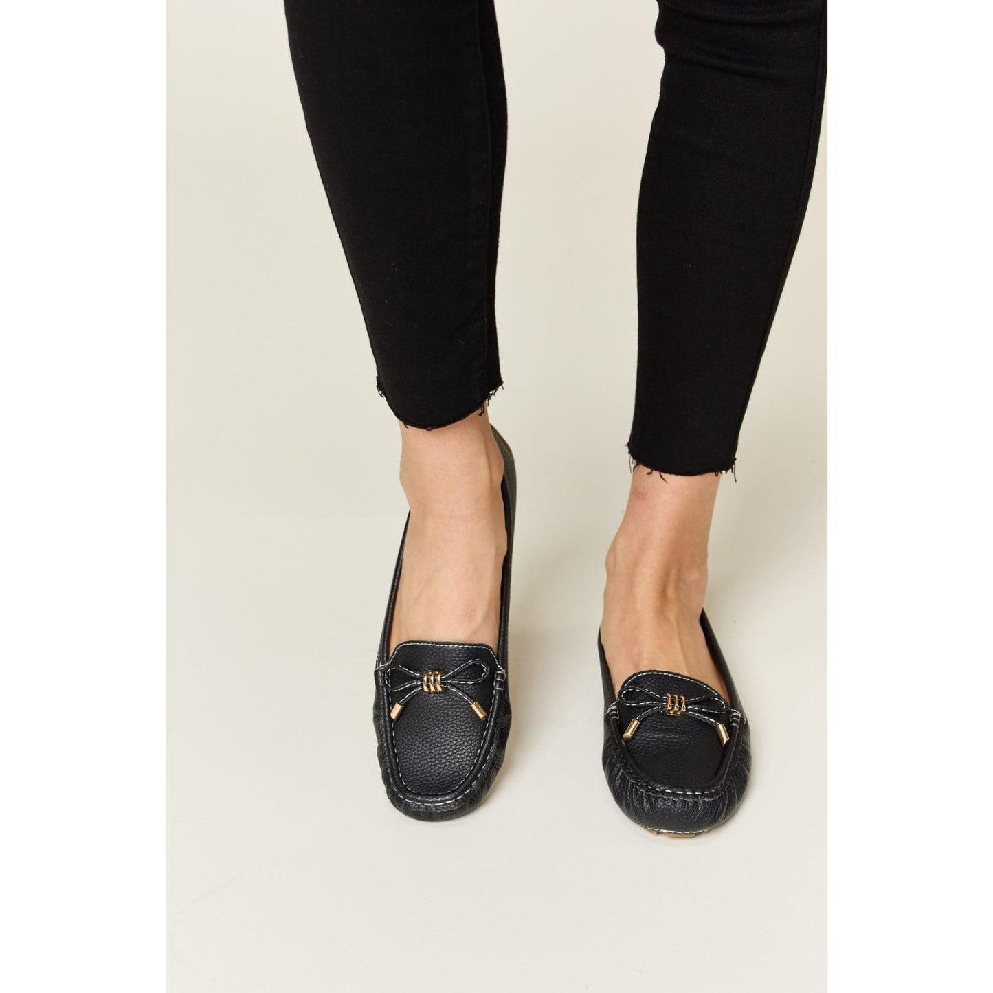 Forever Link Slip On Bow Flats Loafers