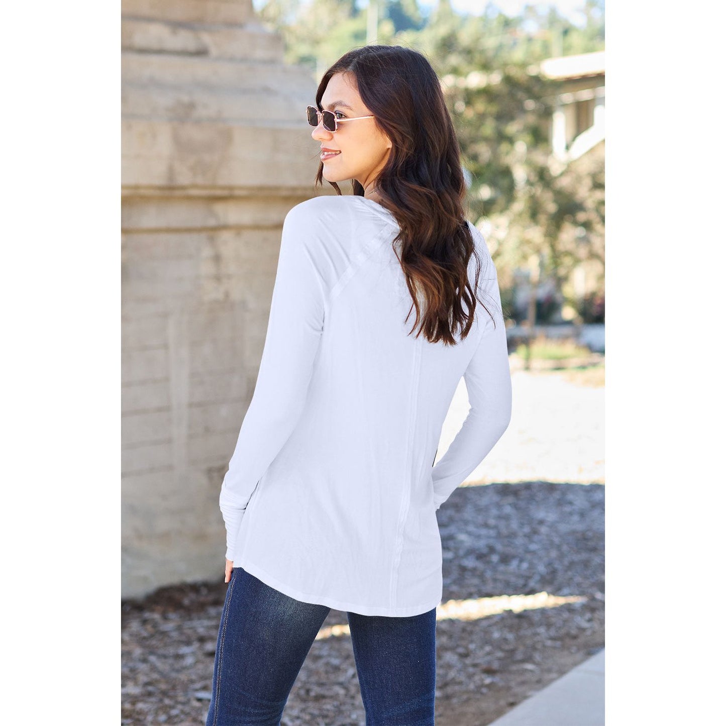 Basic Bae Full Size Round Neck Long Sleeve T-Shirt