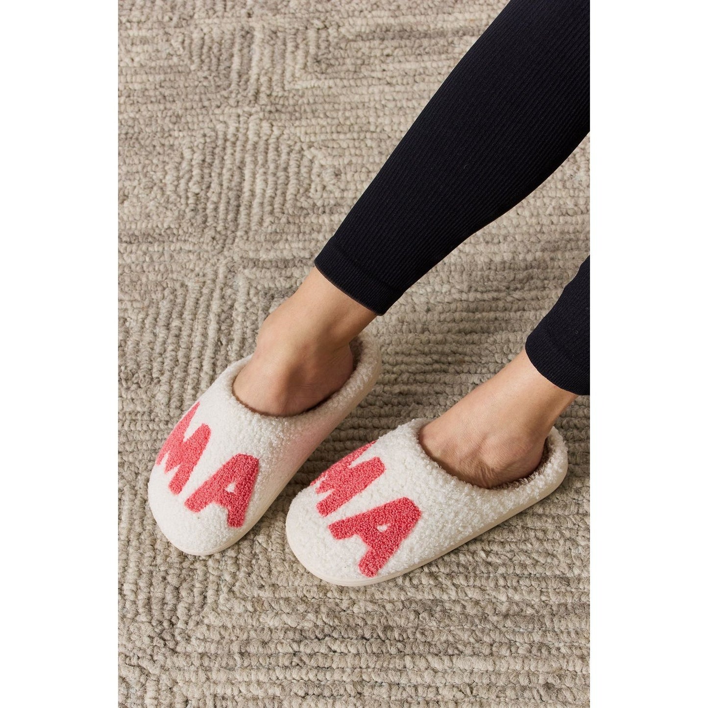 Melody MAMA Pattern Cozy Slippers