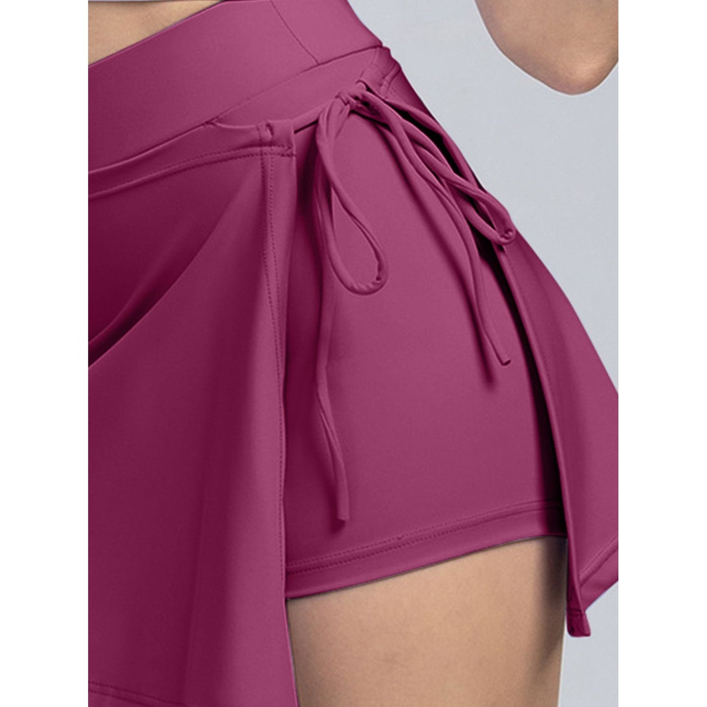 High Waist Active Skort with Pockets