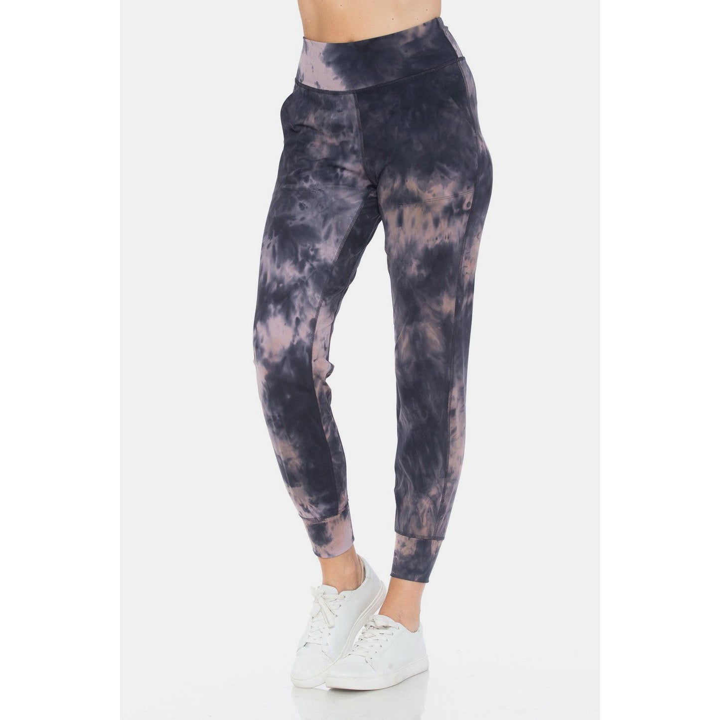 Leggings Depot Tie-Dye High Waist Cropped Leggings