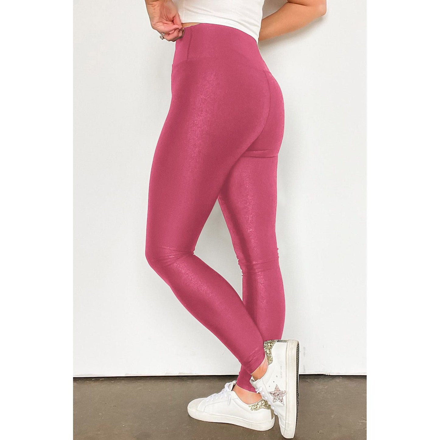 Solid High Waist Leggings