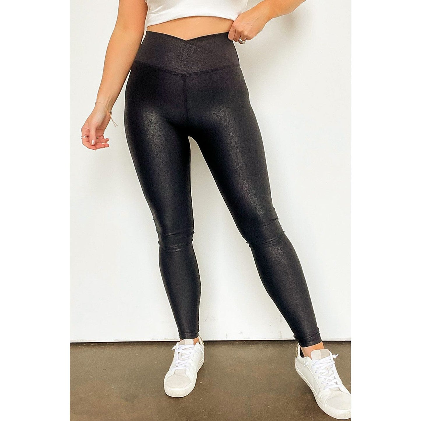 High Waist Wide Waistband Leggings