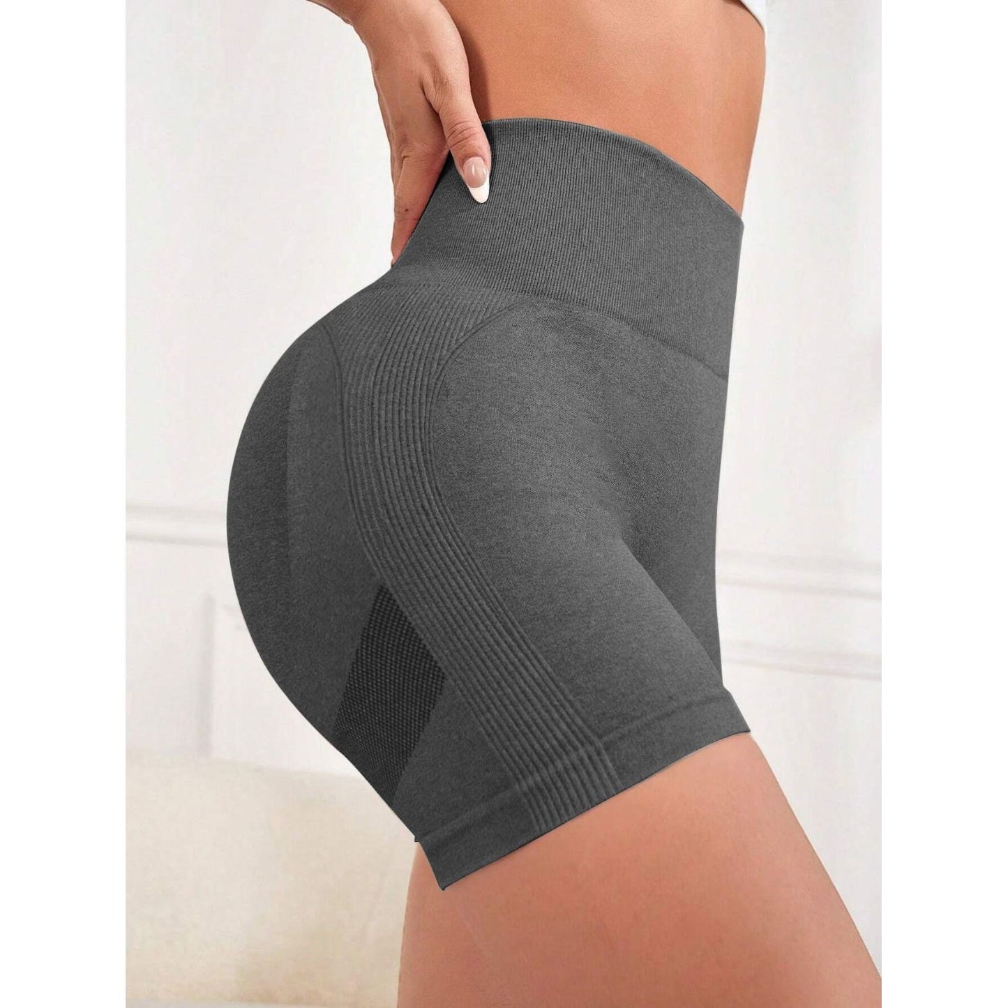 High Waist Active Shorts