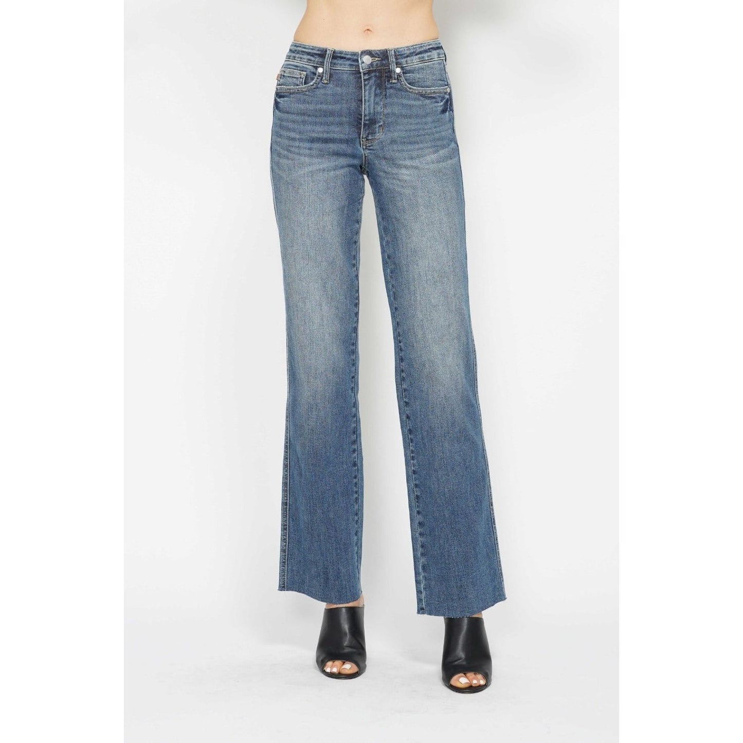 Judy Blue Full Size Tummy Control Straight Jeans