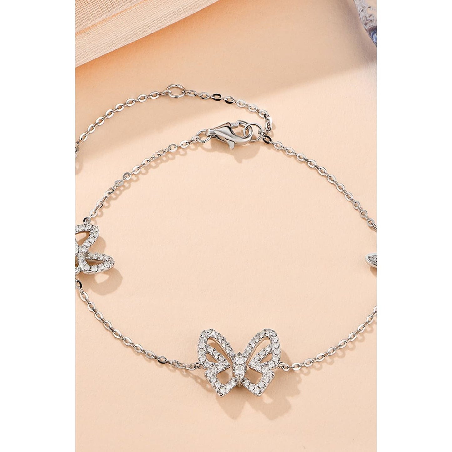 Moissanite Butterfly Shape Bracelet