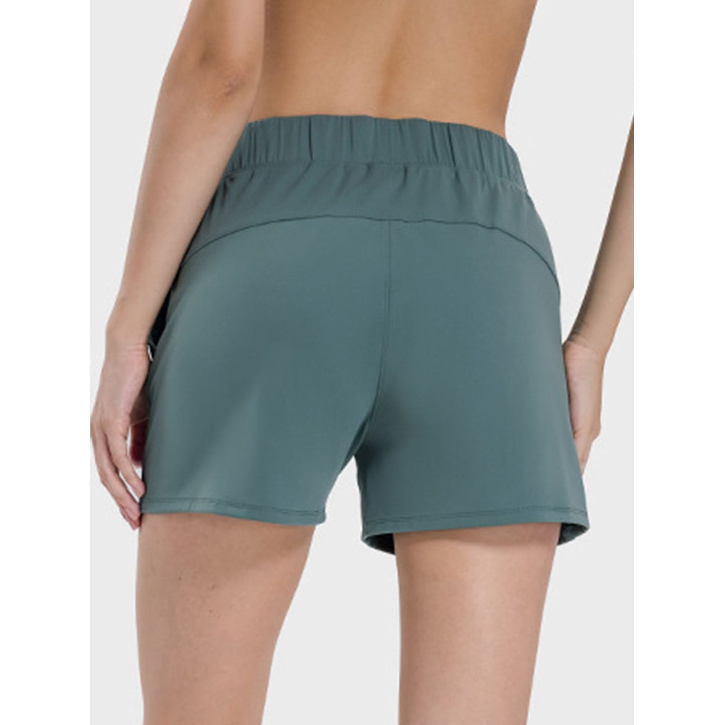 Elastic Waist Active Shorts