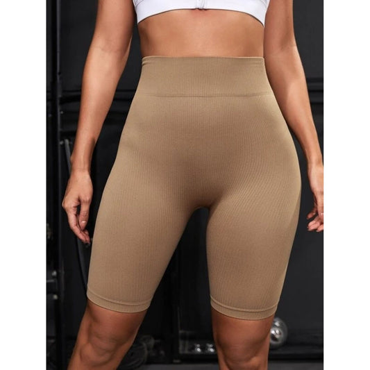 High Waist Active Shorts