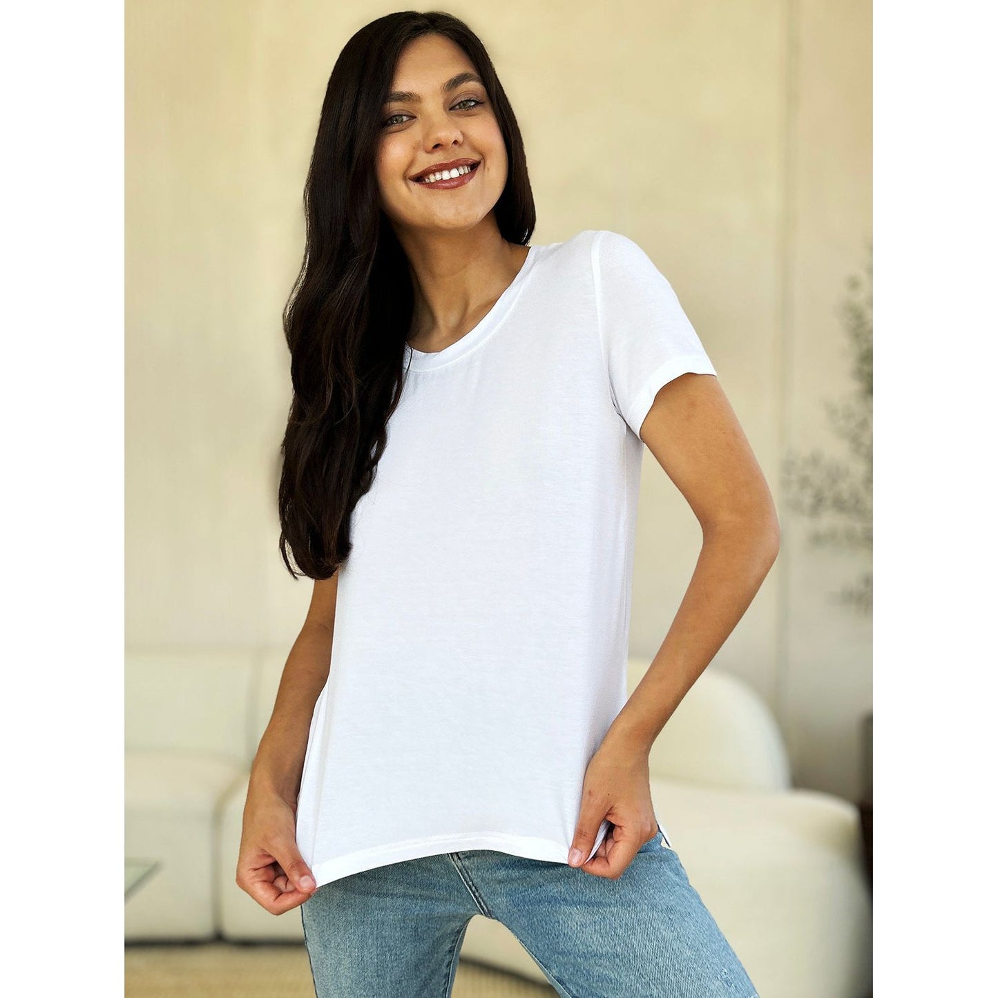 Basic Bae Full Size Round Neck Short Sleeve T-Shirt