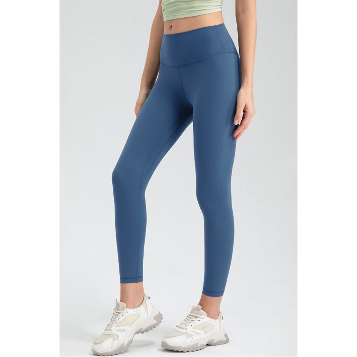 Wide Waistband Slim Fit Active Leggings