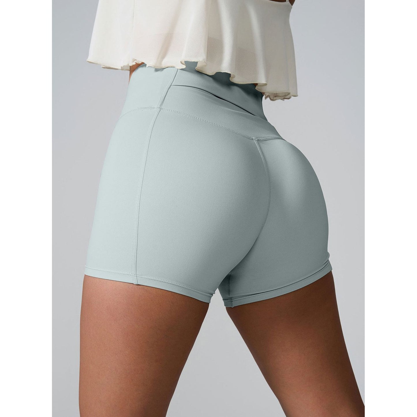 High Waist Active Shorts