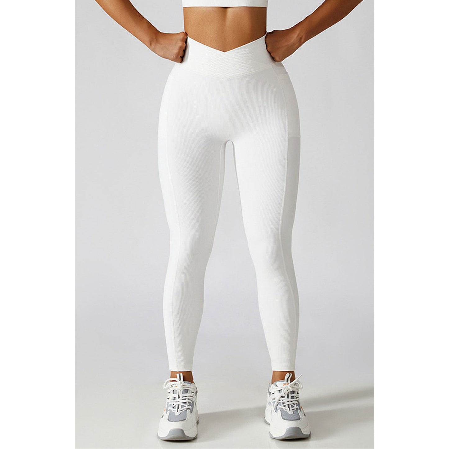 Basic Bae Crossover Waist Active Leggings