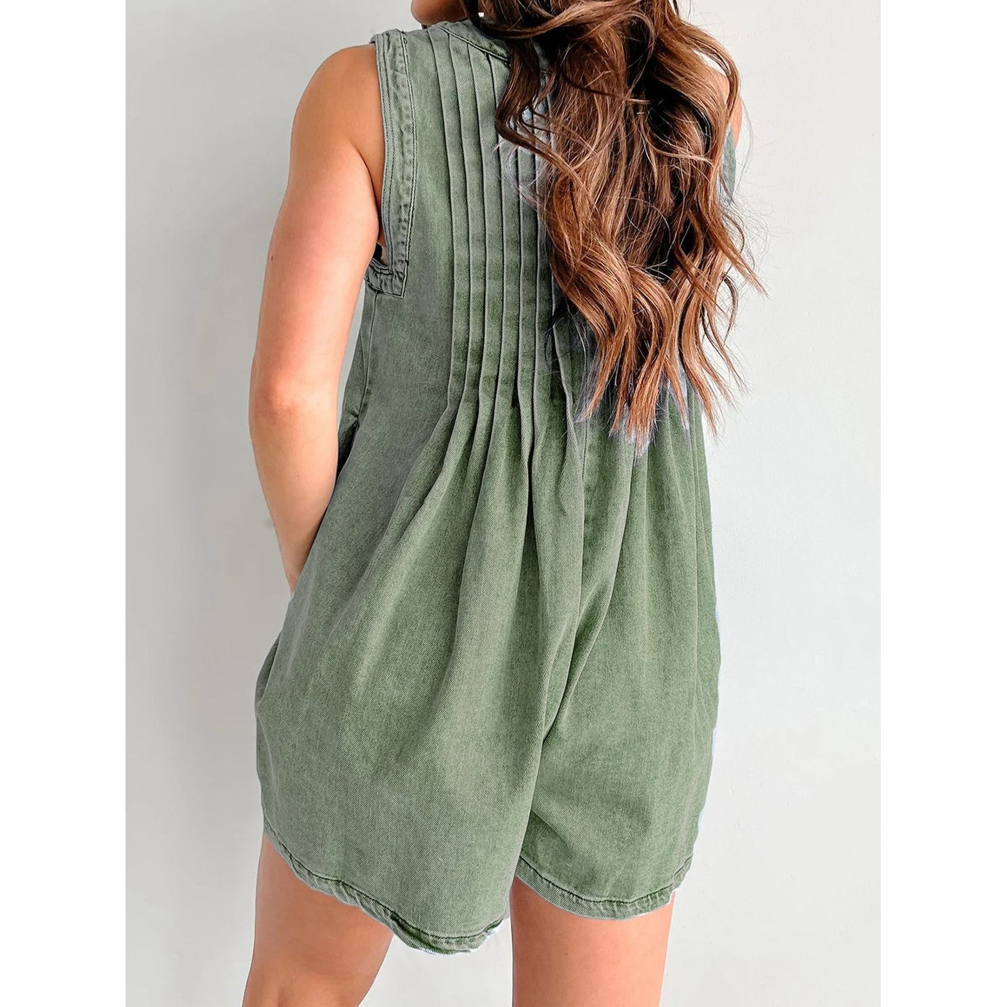 Tied Romper with Pockets