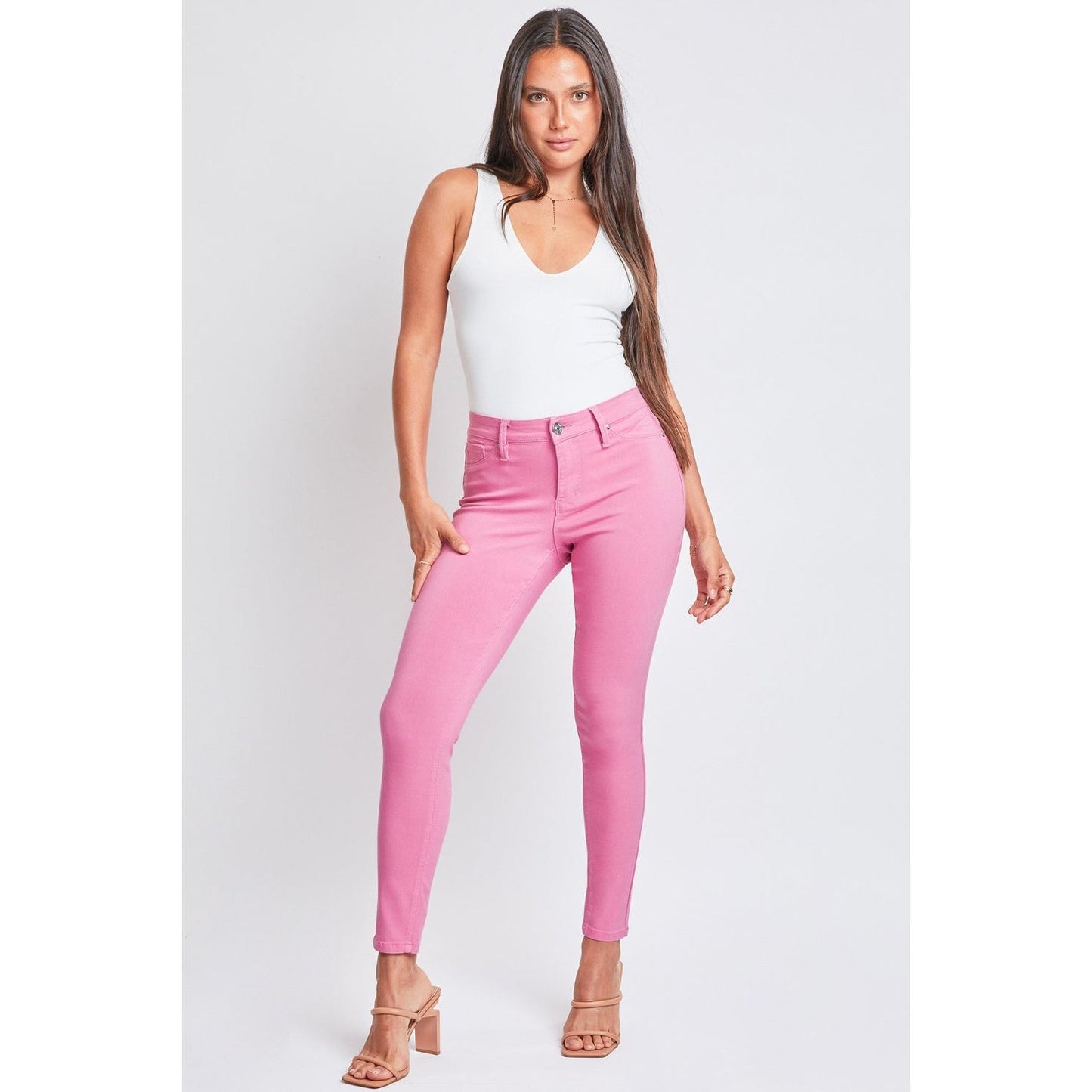 YMI Jeanswear Full Size Hyperstretch Mid-Rise Skinny Pants