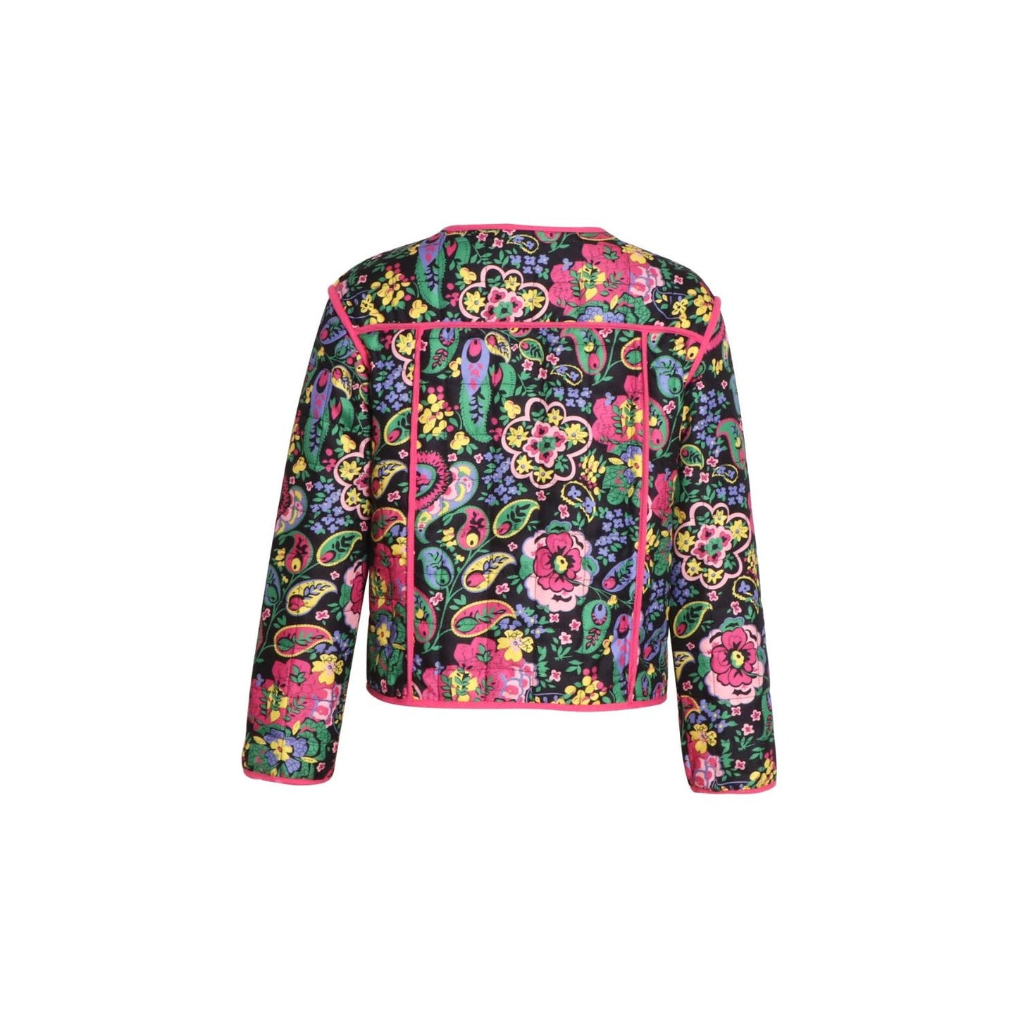 Tied Printeded Long Sleeve Jacket