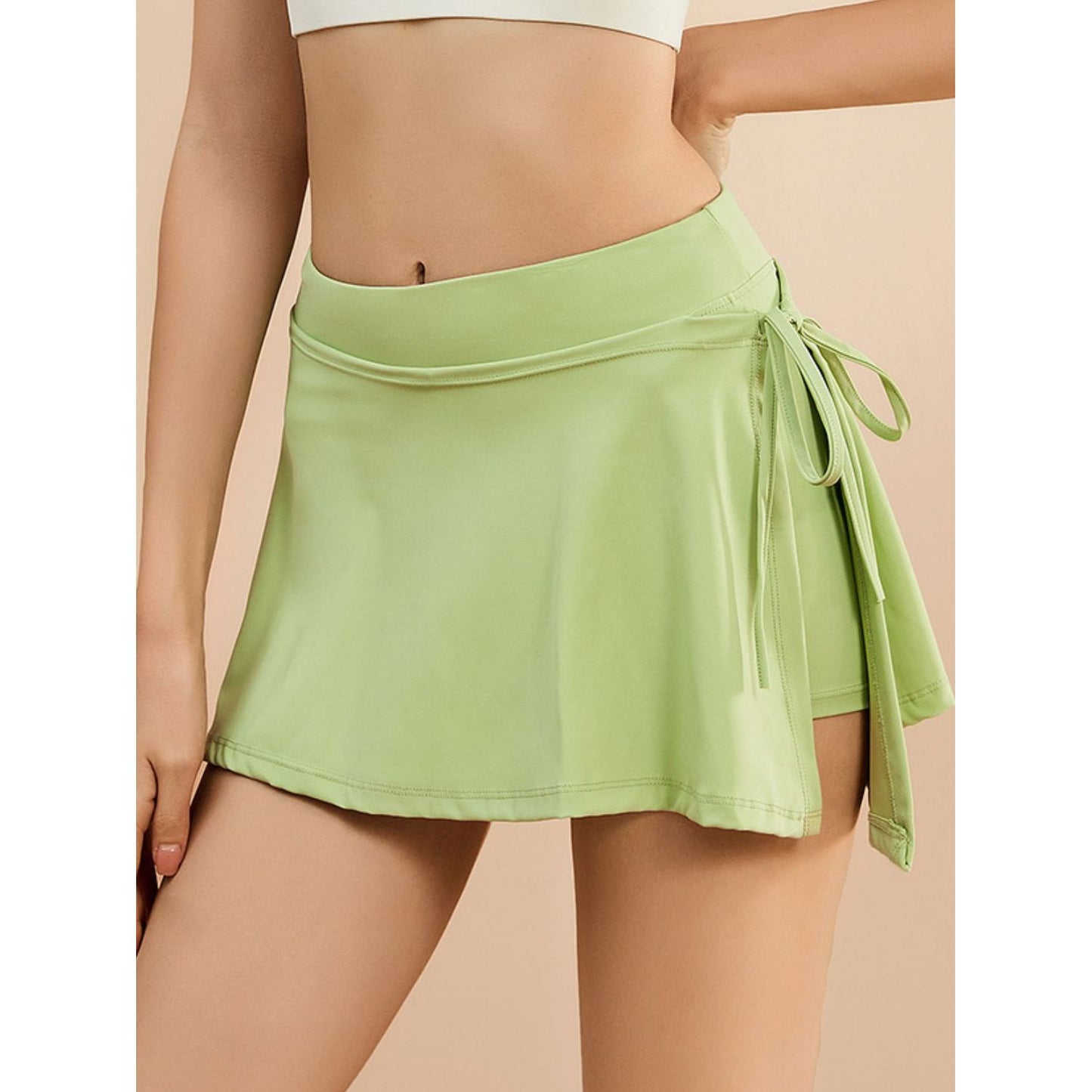 High Waist Active Skort with Pockets