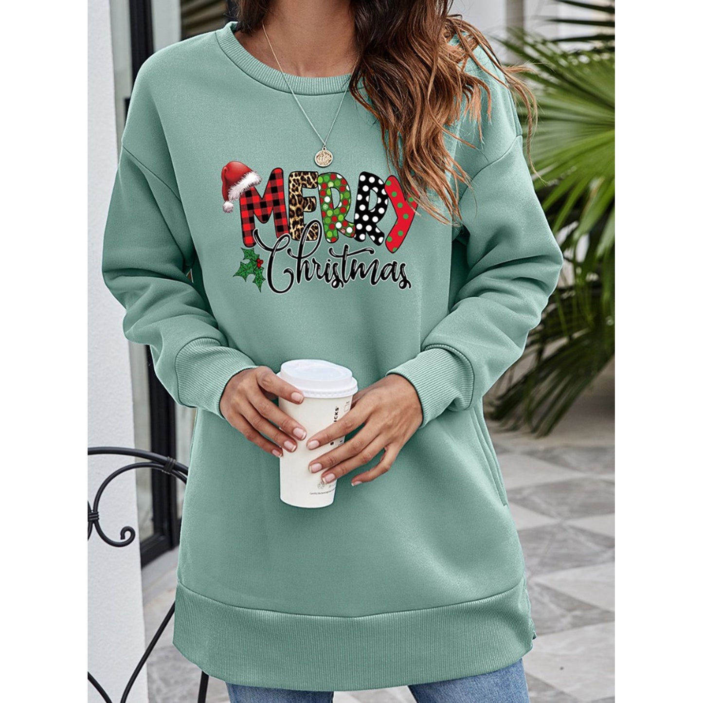 MERRY CHRISTMAS Graphic Sweatshirt