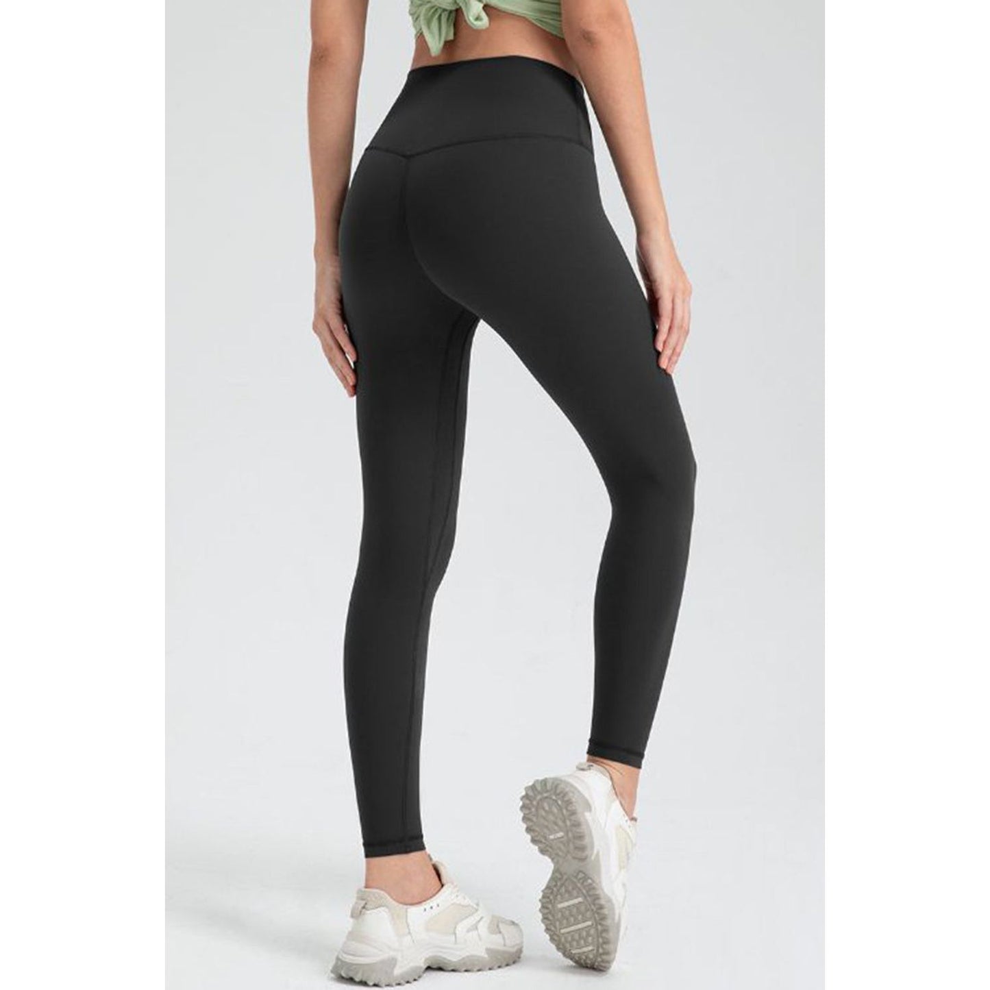 Wide Waistband Slim Fit Active Leggings