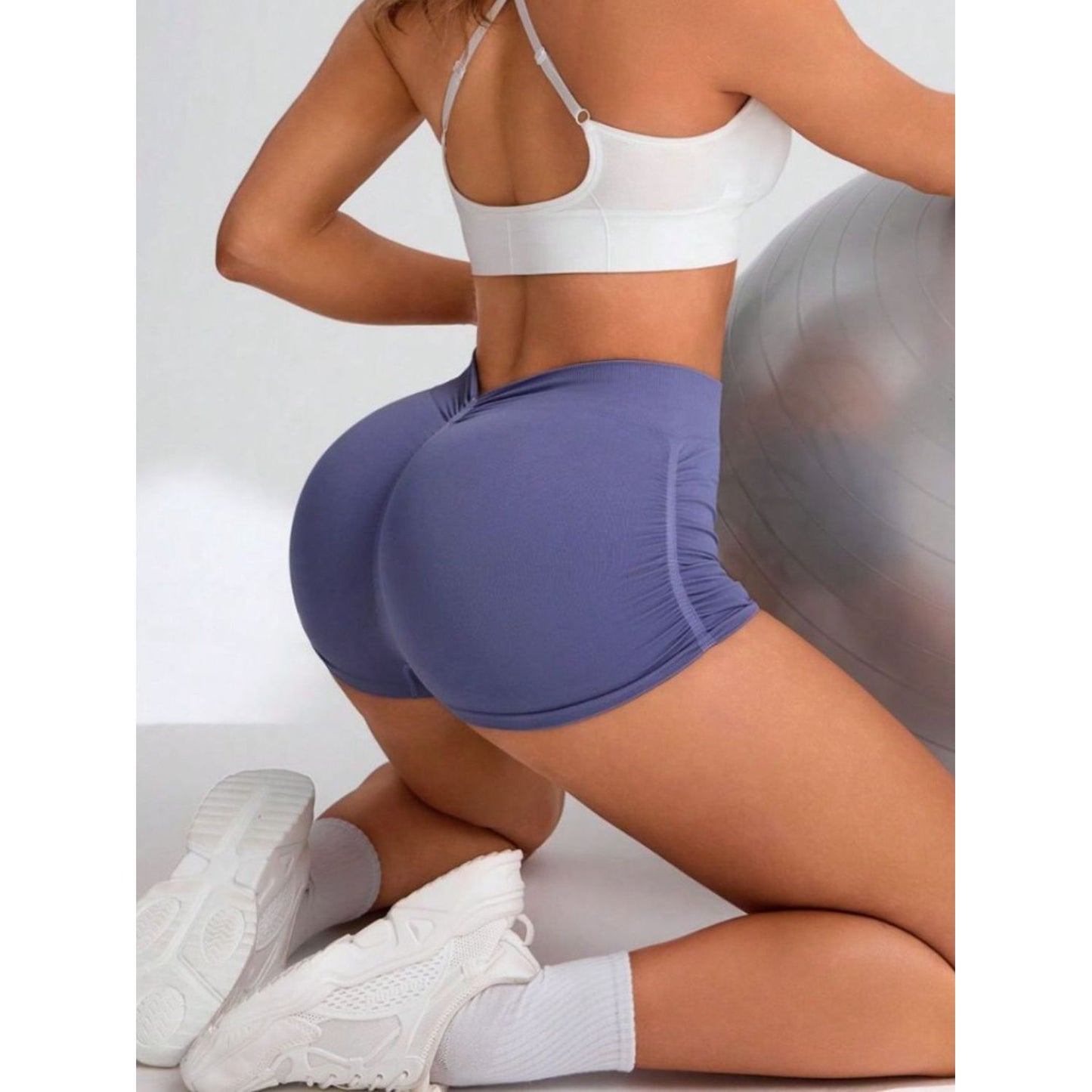 Elastic Waist Active Shorts