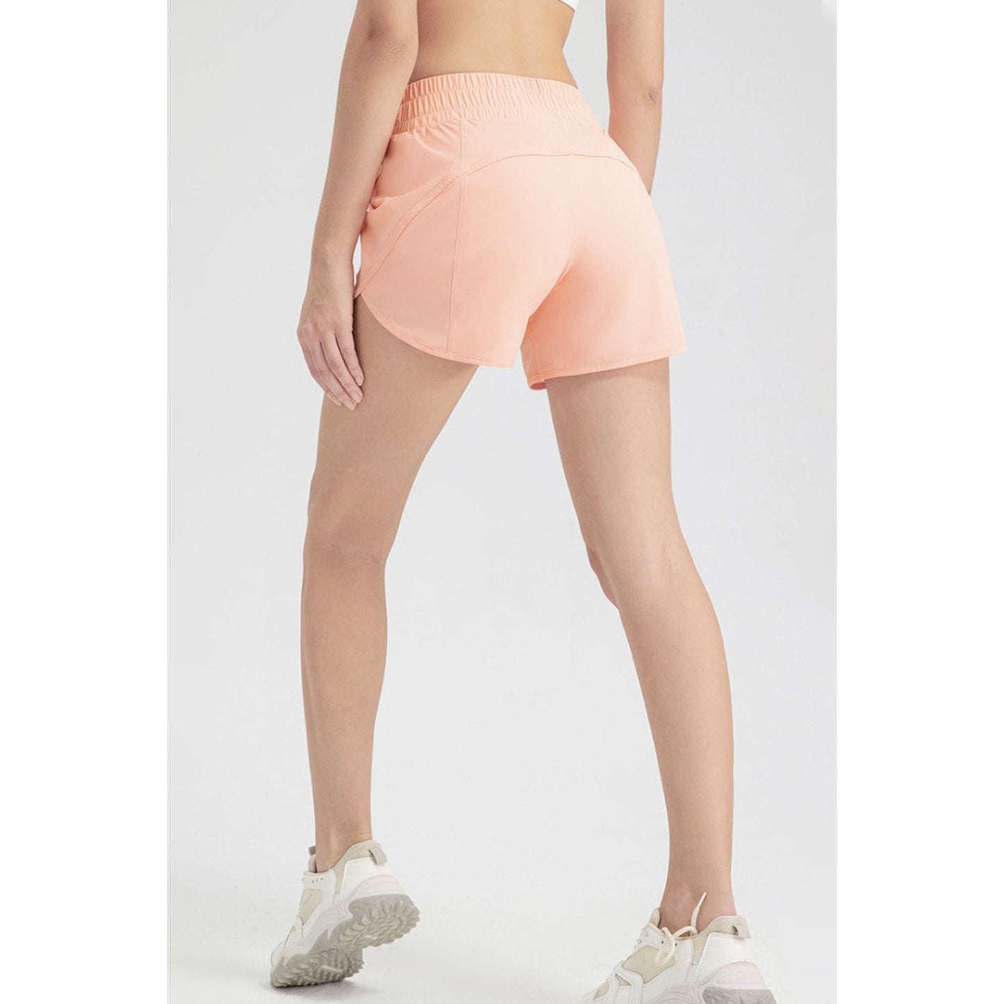 Elastic Waist Active Shorts