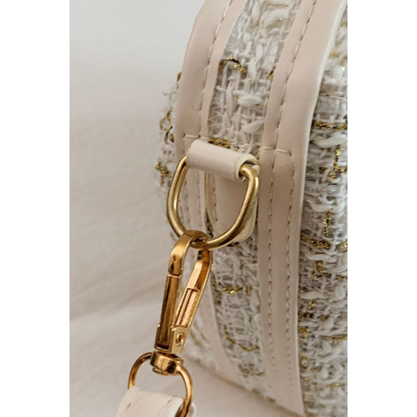 Woven Removable Strap Shoulder Bag