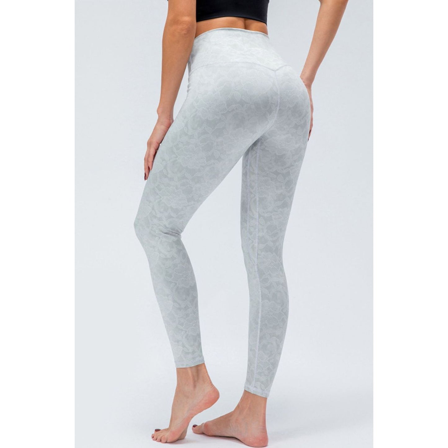 Wide Waistband Slim Fit Active Leggings