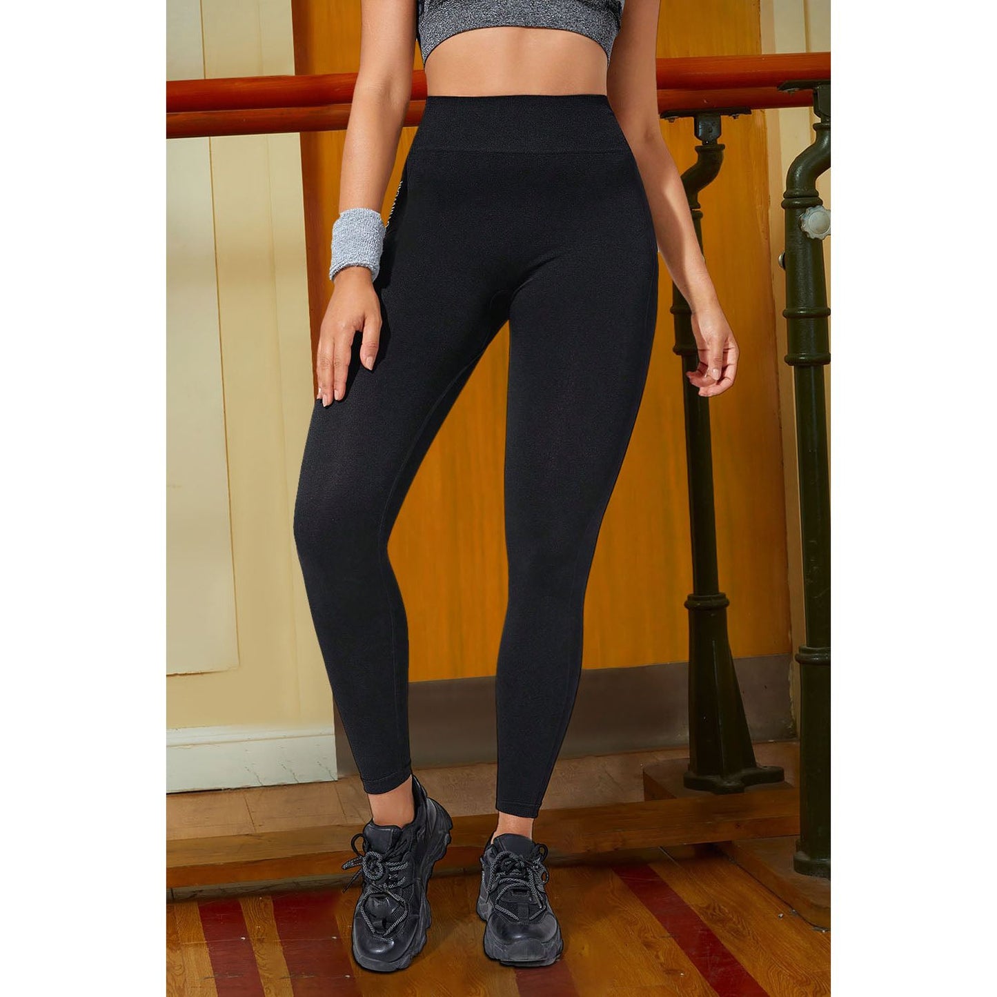 Wide Waistband Sports Leggings