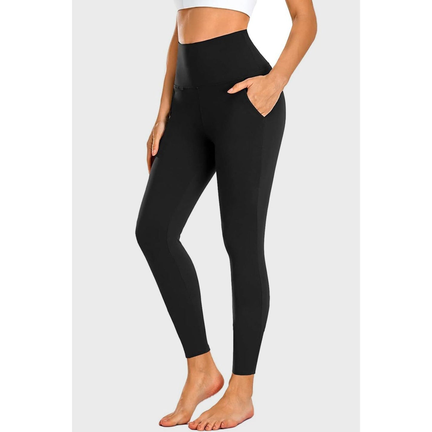 Pocketed High Waist Active Leggings