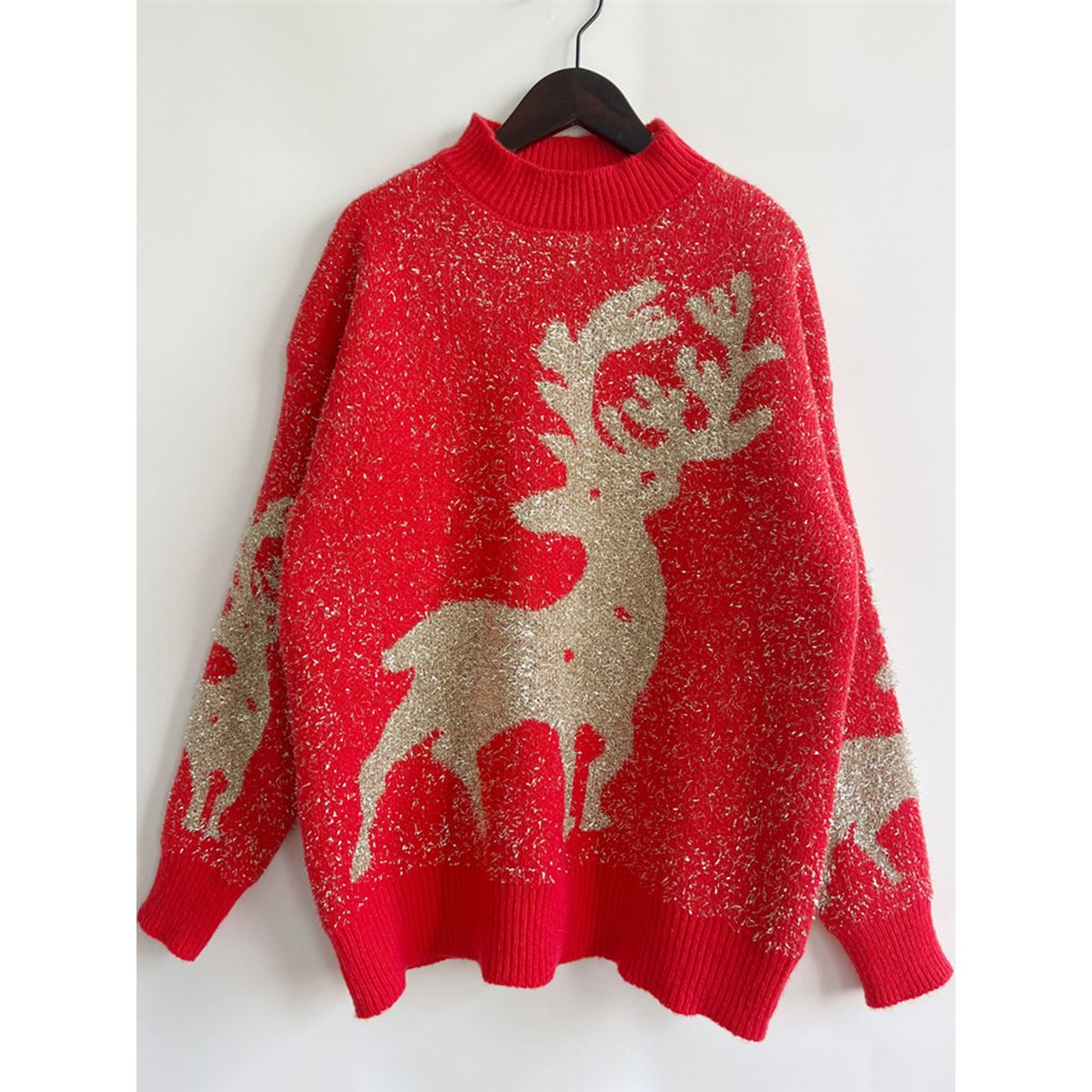 Christmas Element Round Neck Sweater