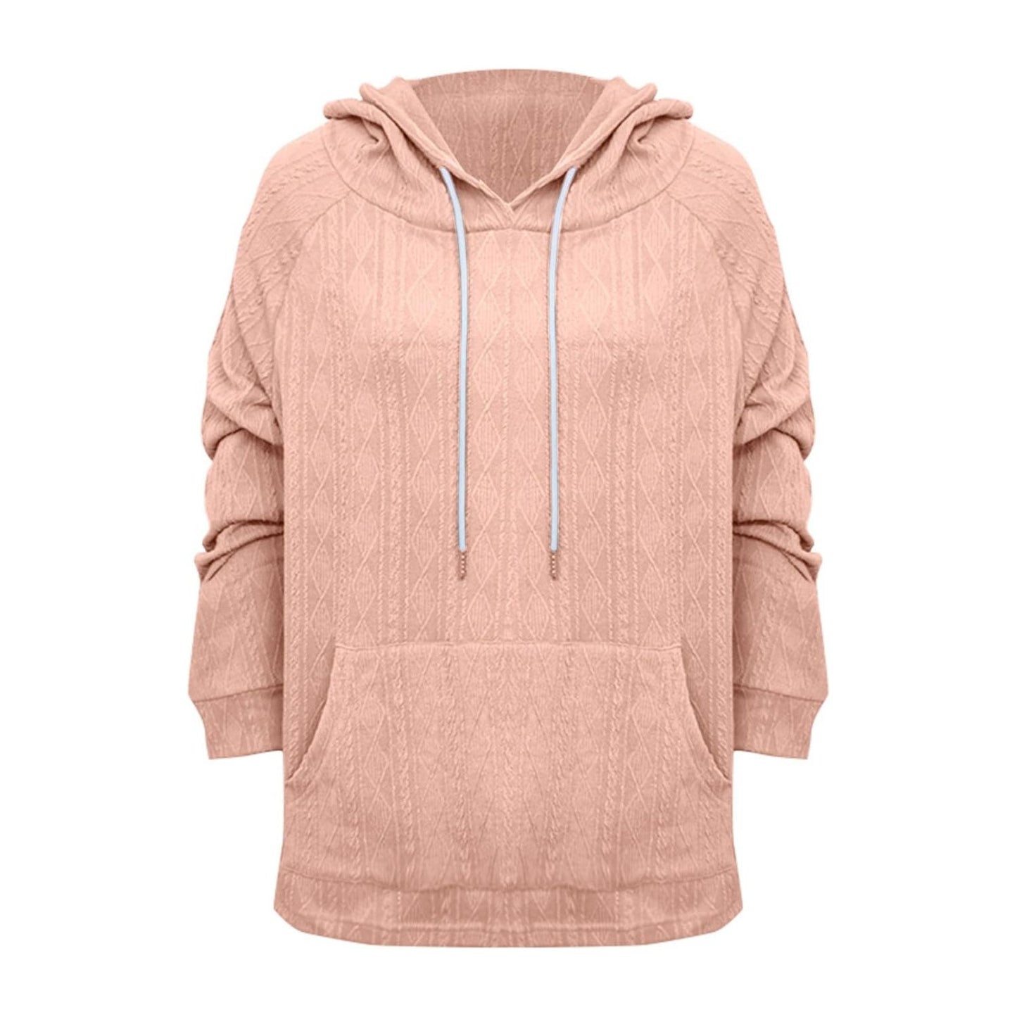 Full Size Drawstring Long Sleeve Hoodie