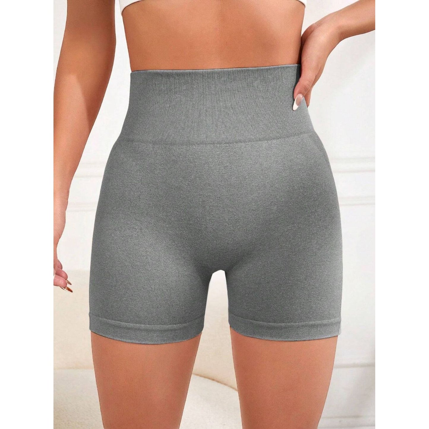 High Waist Active Shorts