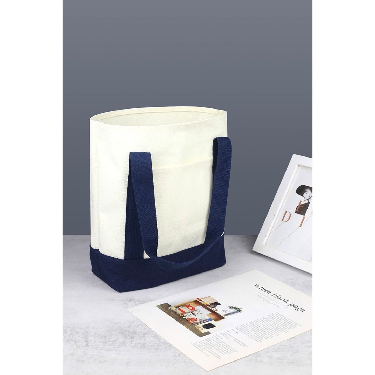 Zenana Eco-Friendly Reusable Canvas Tote Bag