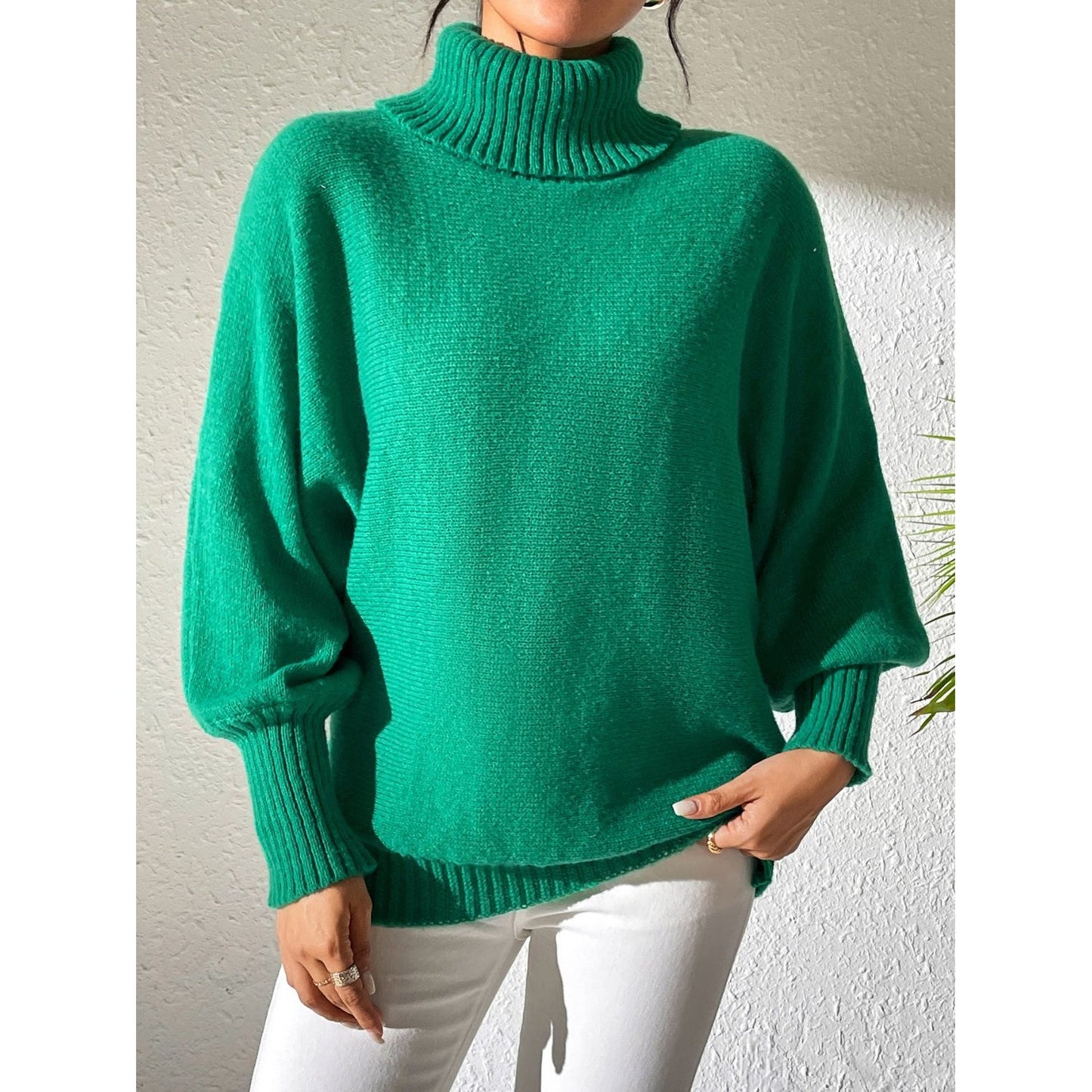 Turtleneck Long Sleeve Sweater